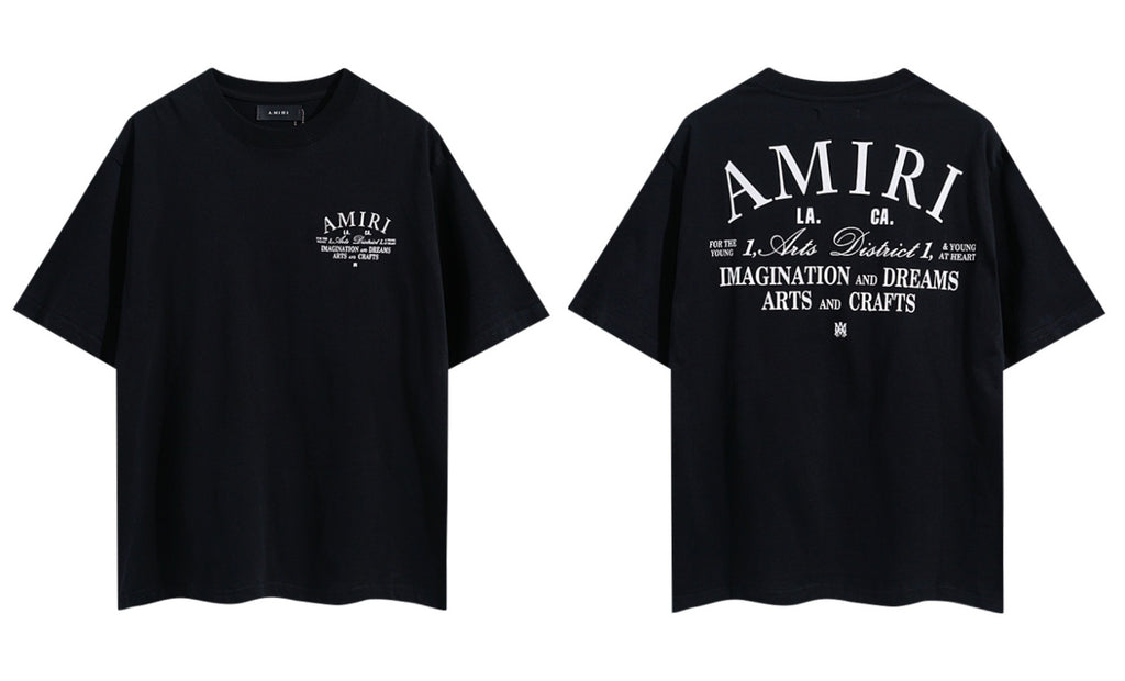 Amiri Arts District Cotton Tee – Black