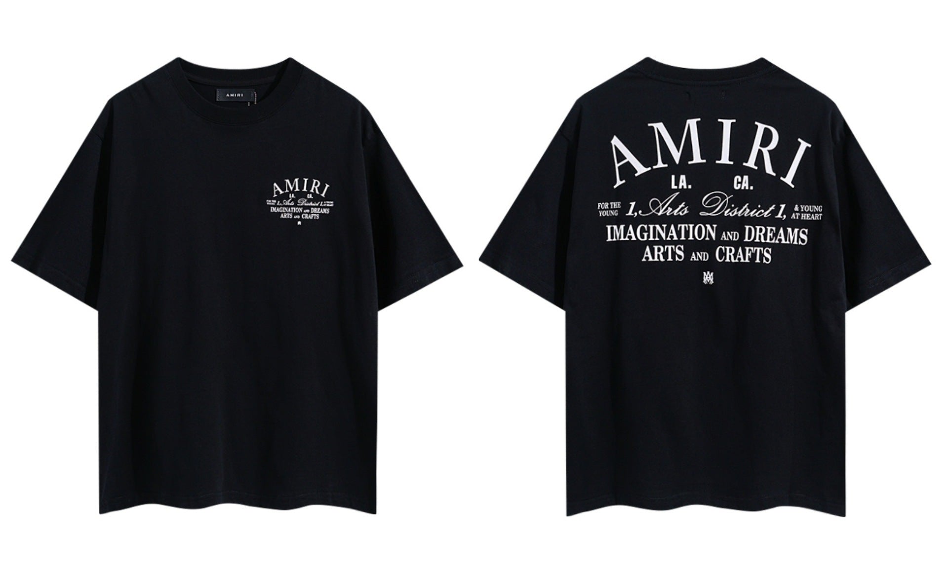 Amiri Arts District Cotton Tee – Black