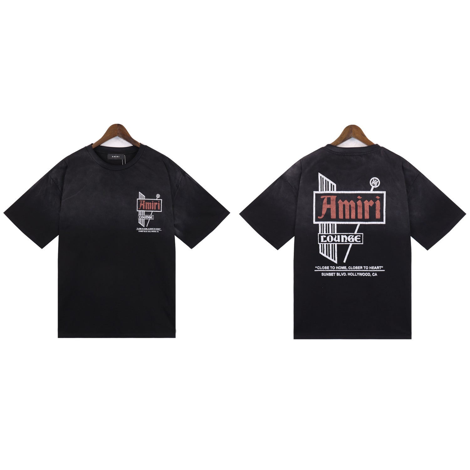 AMIRI Lounge Sunset Blvd Graphic T-Shirt – Black