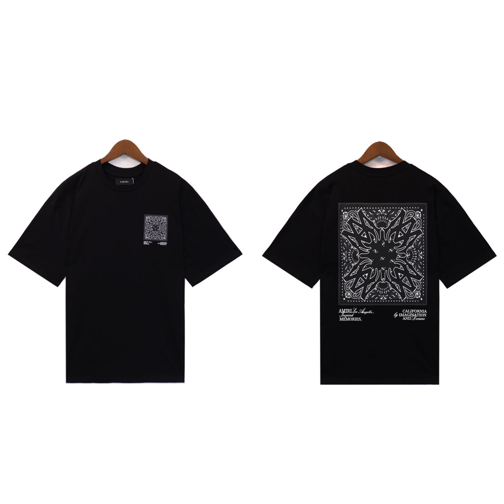 Amiri Bandana Graphic Tee – Black