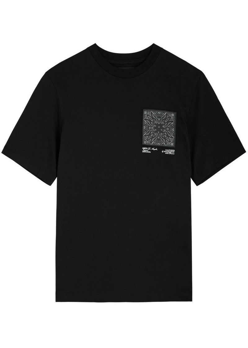 Amiri Bandana Graphic Tee – Black