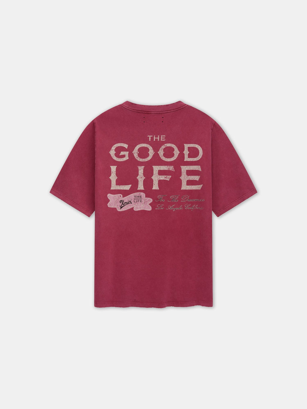 Amiri “The Good Life” Red T-Shirt – For The Dreamers