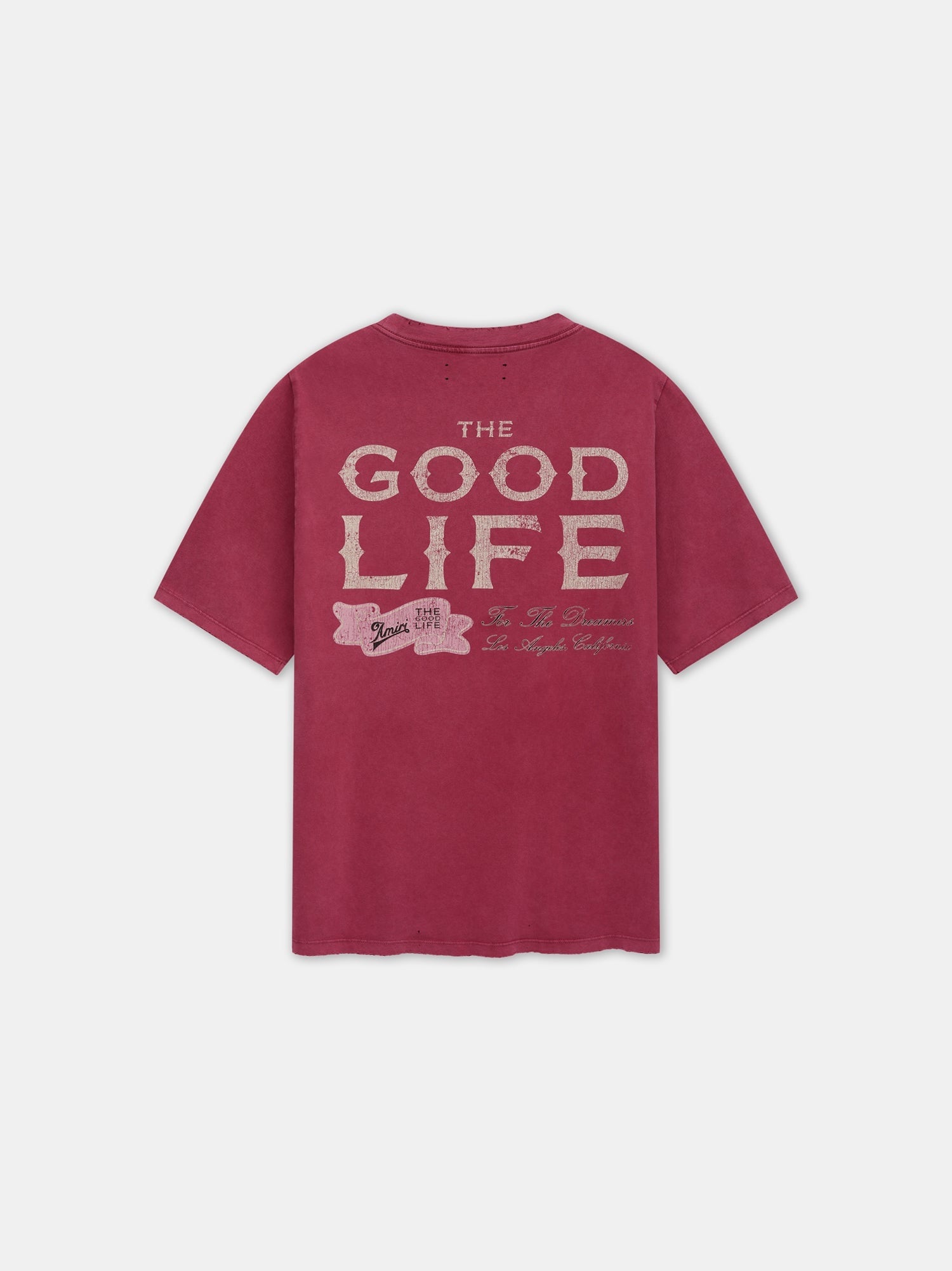 Amiri “The Good Life” Red T-Shirt – For The Dreamers